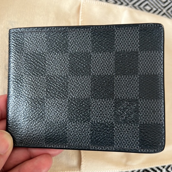 Louis Vuitton Men’s Slender Wallet Damier Graphite Canvas - Picture 3 of 17